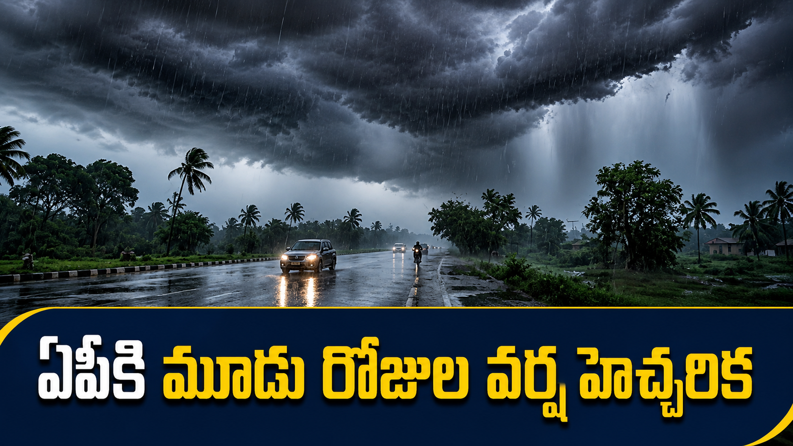 ఏపీకి మూడు రోజుల వర్ష హెచ్చరిక